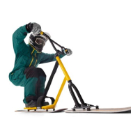 Scooters skiing